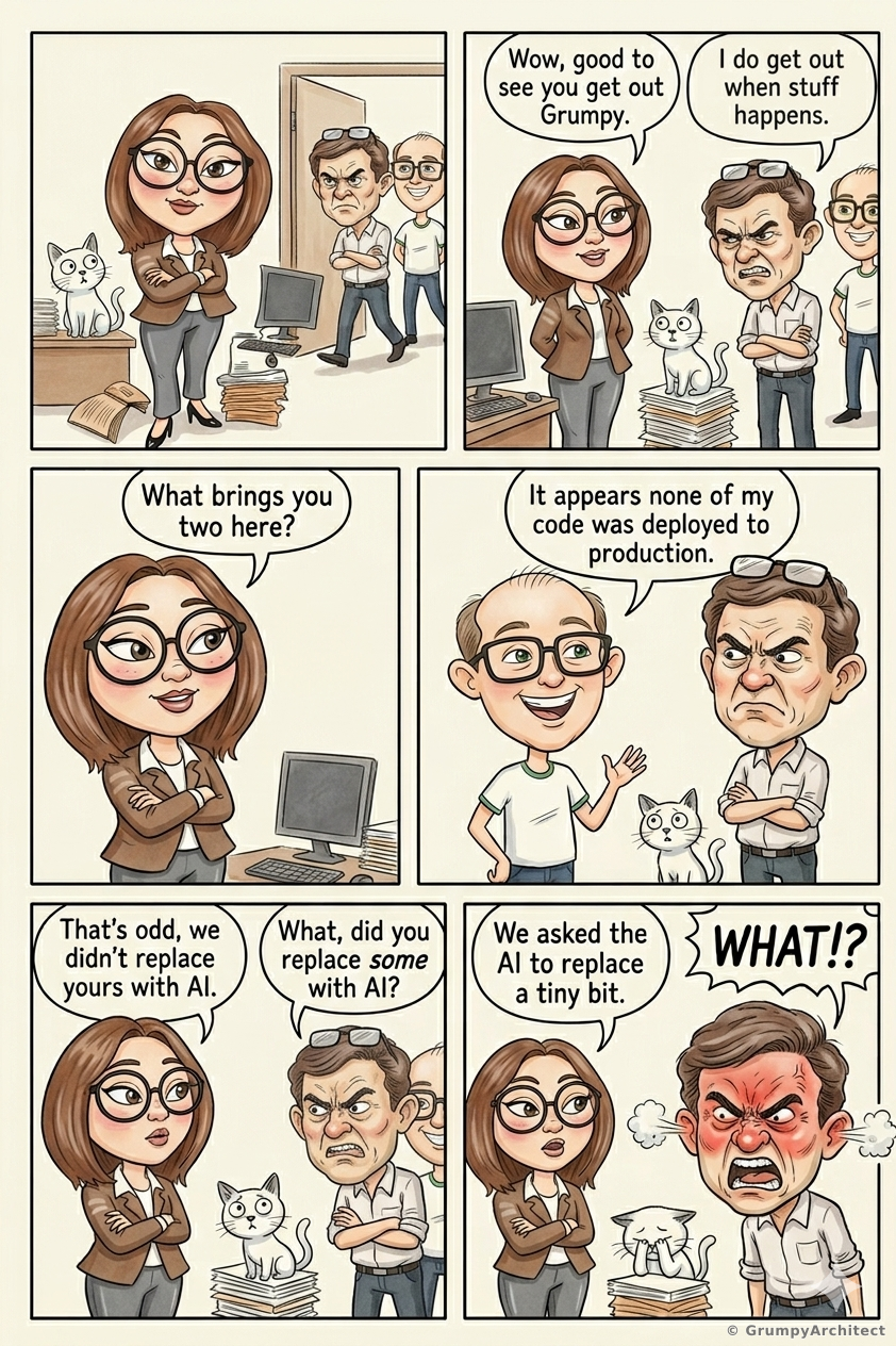 GrumpyArchitect - Daily IT Comics | Software Development Humor